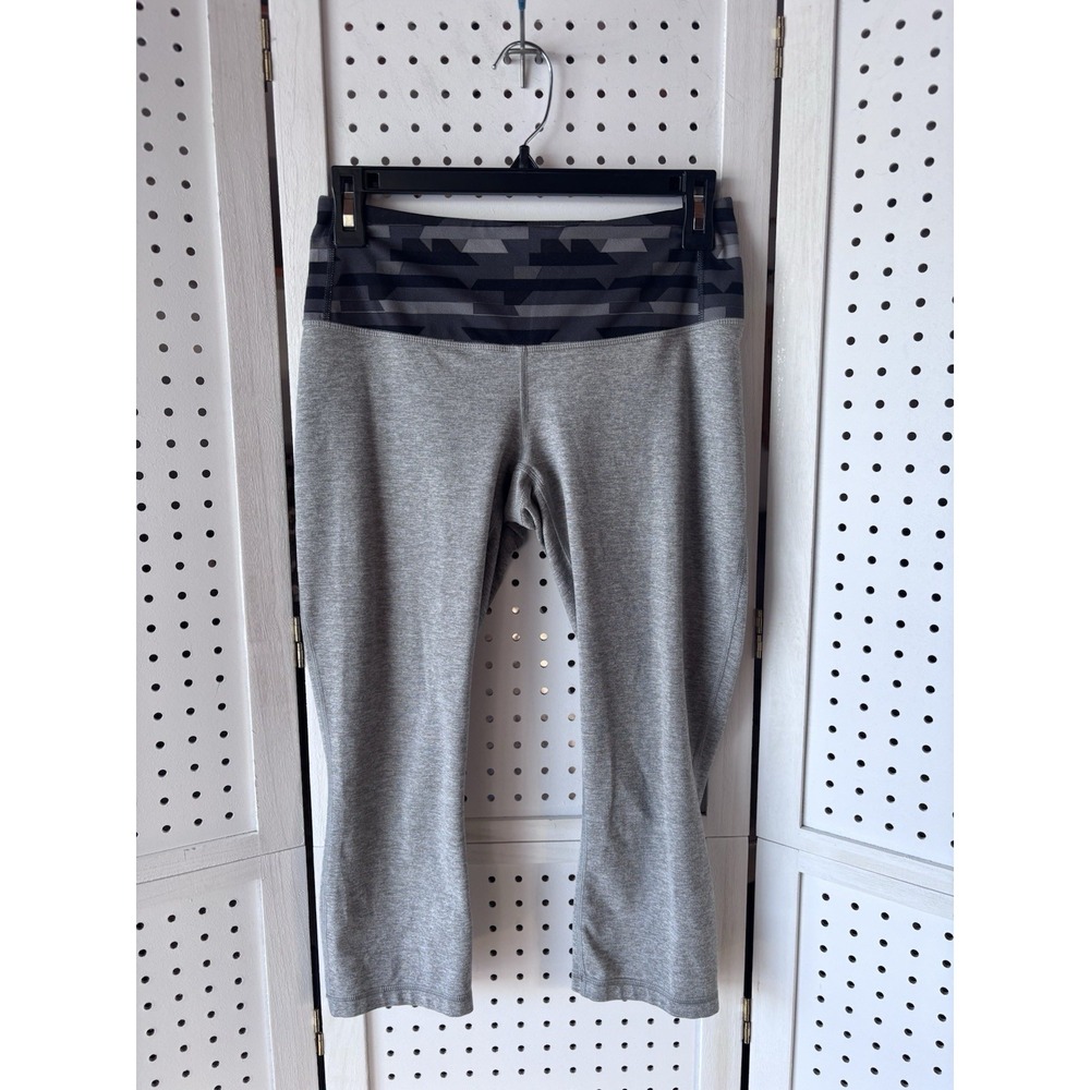 Patagonia Women's Small Athletic Yoga Capri Leggings Gray‎ Pull On